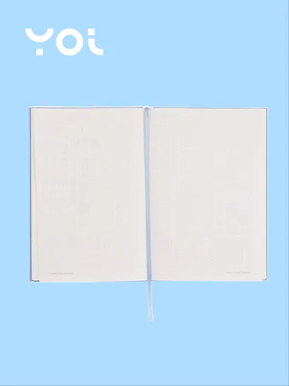 Книга для записей "Blue", А5, 120 листов в точку, Yoi - фото 3