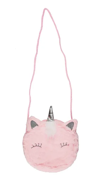 Сумочка Единорожек (плюш) (23х18) (12-18233-152) - фото 1