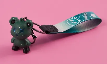 Брелок Мишка крестики (ПВХ) (6 см) - фото 2