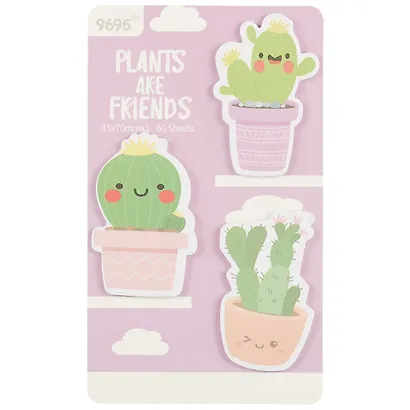 Самоклеящийся блок «Plants are friends», 60 листов - фото 2