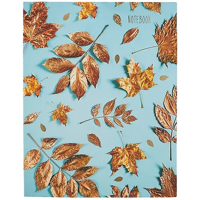 Книга для записей «Золотые листья», 72 листа, А5 - фото 1