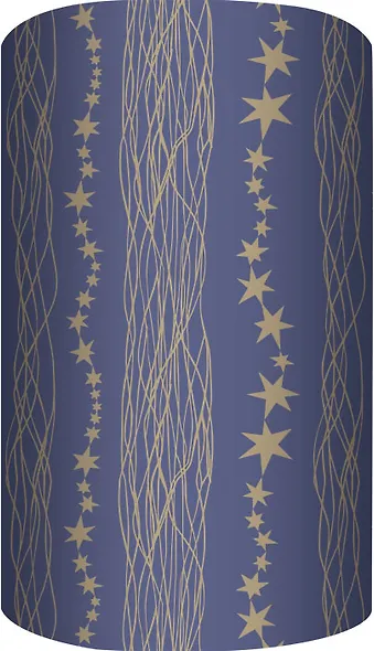 Бумага упаковочная 70*100см "Гирлянда" супергладкая, инд.уп. - фото 1