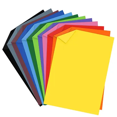 Бумага цветная 12цв 60л А4 "ТУКАН" двухсторонняя, немелованная, 80г/м2, склейка, инд.подвес - фото 2