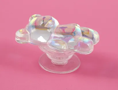 Попсокет Мишка перламутр (ПВХ) (6,5 см), Bookvalno - фото 7