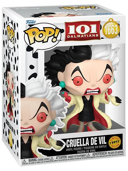 Фигурка Funko POP! Disney 101 Dalmatians Cruella De Vil (Classic) w/Chase (1663) 90259 - фото 4