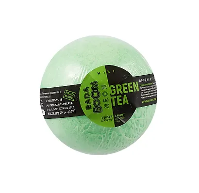 Бомбочка для ванны Neon green tea (120г) (B11B009) (шоубокс) - фото 2