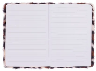 Книга для записей А5 80л лин. "Лео" с мехом, ассорти - фото 9