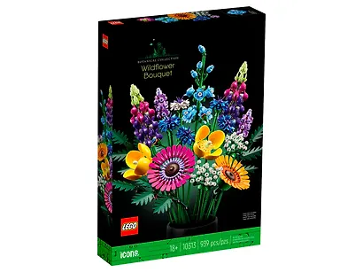 10313 Конструктор LEGO Icons Букет диких цветов, 939 деталей, возраст 18+ - фото 2