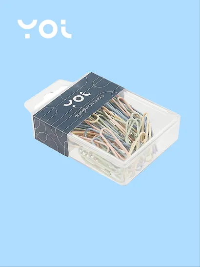 Скрепки Yoi, Inspiration series, 33 мм 60 штук, в ассортименте - фото 2
