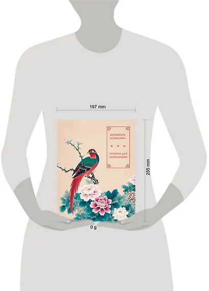 Китайские иероглифы. Прописи для начинающих (цветы и птица) - фото 3