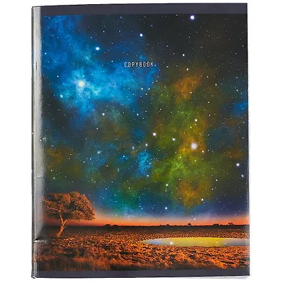 Тетрадь в клетку Listoff, "Ночные небеса", 96 листов, в ассортименте - фото 4