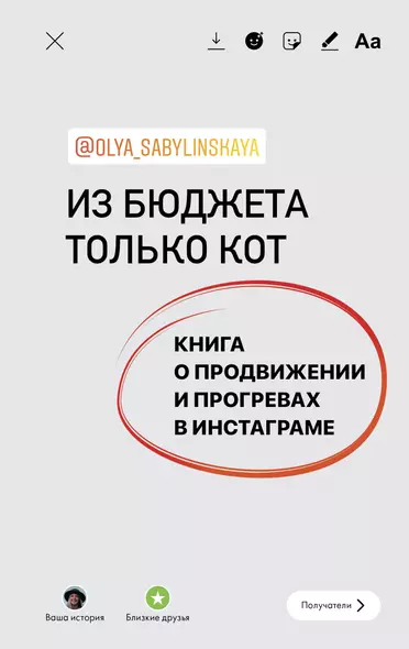 Из бюджета только кот. Книга о продвижении и прогревах в инстаграме - фото 1