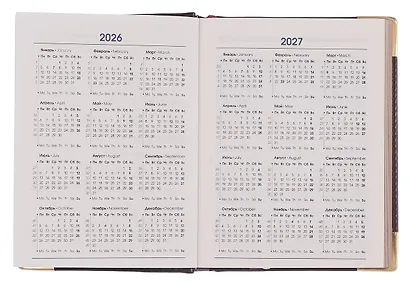 Ежедневник датированный 2026 год, А6, 176 листов, "Status", темно-синий - фото 4