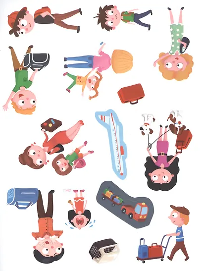 Аэропорт: книжка-панорама с наклейками. Виммельбух - фото 2