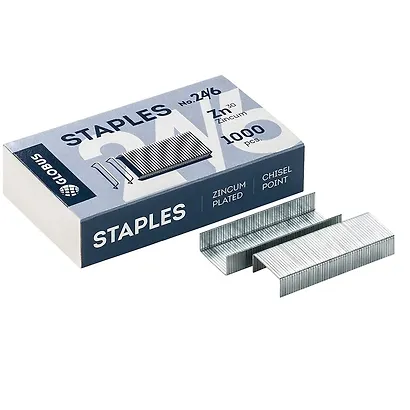 Скобы №24/6 1000 штук, Глобус - фото 2