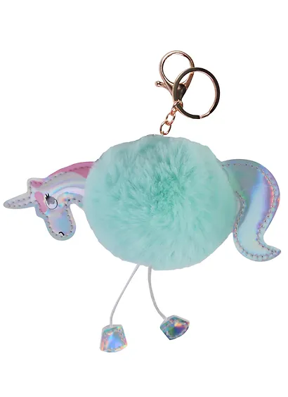 Брелок-помпон Единорог радужный с ножками (7см) (иск.мех) (12-04320-15) - фото 4