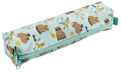 Пенал-косметичка "Реально крутой Капибара", на молнии мягкий - фото 3