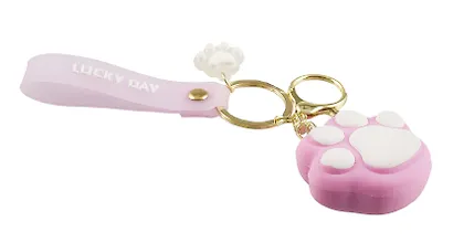 Брелок Лапка (пастель) (ПВХ) (5см) (12-01534-B23) в ассортименте - фото 4