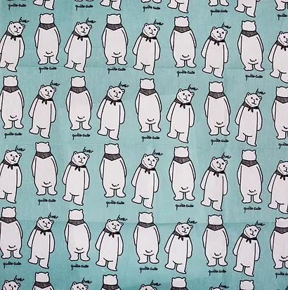 Отрез льна Медведи 48х48см (орр) - фото 2