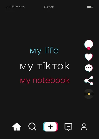 Блокнот My life my TikTok my notebook - фото 1