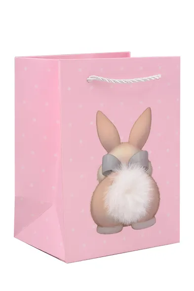 Пакет А5 15*19,5*10 "Bunnies" дет., бум.мат., ассорти - фото 1