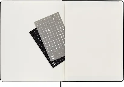 Книга для записей А4, 96 листов в линейку "Professional Large", черная, жесткая обложка, резинка, Moleskine - фото 8