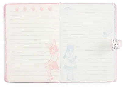 Книга для записей А5 "Little Bunny" с магнитной застежкой, ассорти - фото 6