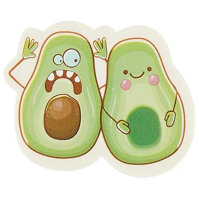 Ластик "Crazy avocado", инд.уп., ассорти - фото 4