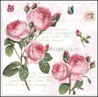 Набор салфеток для декупажа Романтические Розы - 2шт, в ассортименте - фото 1