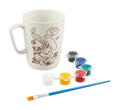 Кружка-раскраска "Зайчик" - фото 3