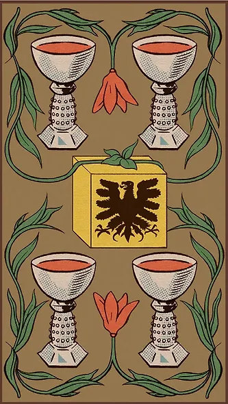 Таро мини-Символическое Вирта/Mini Tarot Symbolic Tarot of Wirth (78 карт + инструкция) - фото 7