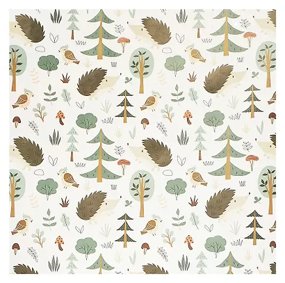 Бумага упаковочная 70*100см "Лес" инд.уп. - фото 3