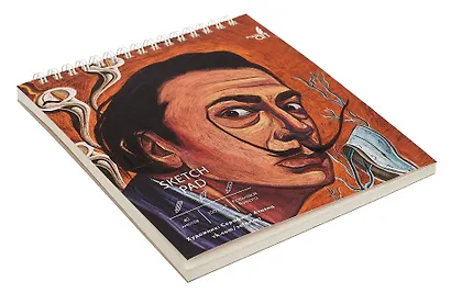 Скетчбук 145*160 40л "Гений" кремовый офсет, 100г/м2, тв.обложка, евроспираль - фото 3