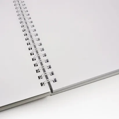 Скетчбук 195*195 40л "Орхидея" белый офсет, 140г/м2, тв.обложка, евроспираль - фото 2