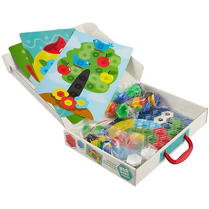 Мозаика для самых маленьких BABY TOYS d25d40/5 цв. /52 эл - фото 4