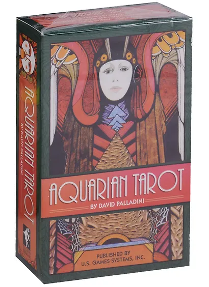 Таро Аввалон, Aquarian Tarot Водолей Таро (карты+инструкция на англ. яз.) (коробка) (ПИ) - фото 1