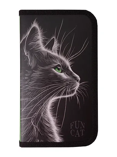 Пенал 1 отделение "Fun cat" 19*11,5 см - фото 5