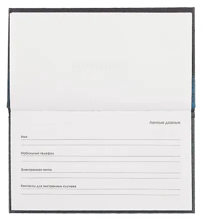 Планинг недатированный 64 листа, "Moonlight", карманный - фото 3