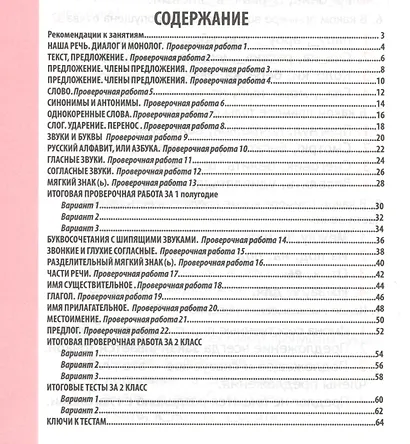 Проверочные работы. Русский язык. 2 класс - фото 2