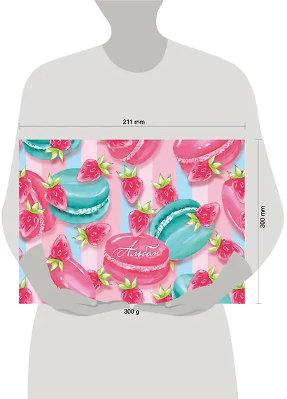 Альбом для рисования «Макаруны», А4, 25 листов - фото 3