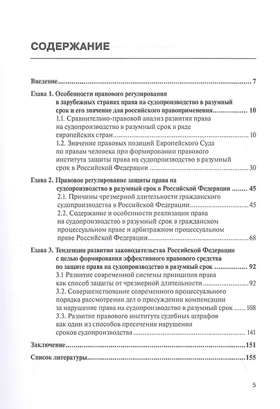 Проблемы защиты права на судопроизводство в разумный срок в гражданском и арбитражном процессах в Российской Федерации. Монография - фото 2