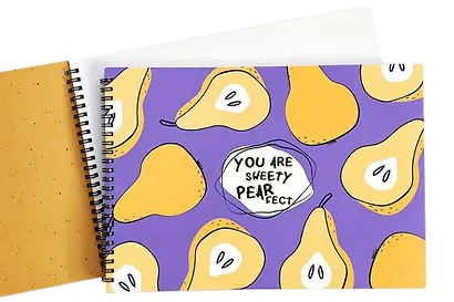 Альбом для рисования Be Smart, "Fruits. Груши", А4, 40 листов, на спирали - фото 3