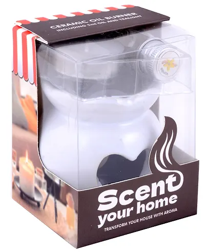 Подарочный Ароманабор Ваниль (аромалампа 1шт, свеча чайная 1шт, аромамасло 1шт) (7,5х6,5х10,2) (12-MingFeng-A003-2) - фото 1