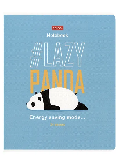 Тетрадь в линейку Hatber, "Ленивые хвостики", 24 листа, в ассортименте - фото 3