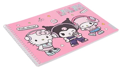 Альбом для рисования «Hello Kitty and friends» Centrum А4, 40 листов, спираль - фото 2