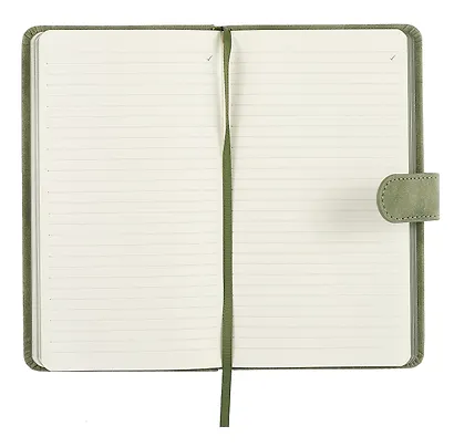 Ежедневник недат. А6+ 120л "Тиволи глосс" зеленый, кожзам, тв.переплет, тиснение фольгой, магнит.клапан, офсет, ляссе - фото 7