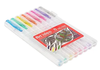 Ручки гелевые Art idea, 8 цветов 1 мм - фото 2