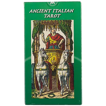 Таро Аввалон, Ancient Italian Tarot (коробка) (упаковка) (78 карт) (EX11) (на анг. яз.) - фото 2