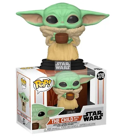 Фигурка Funko POP! Star Wars: Mandalorian The Child w/cup, FNK49933 - фото 2