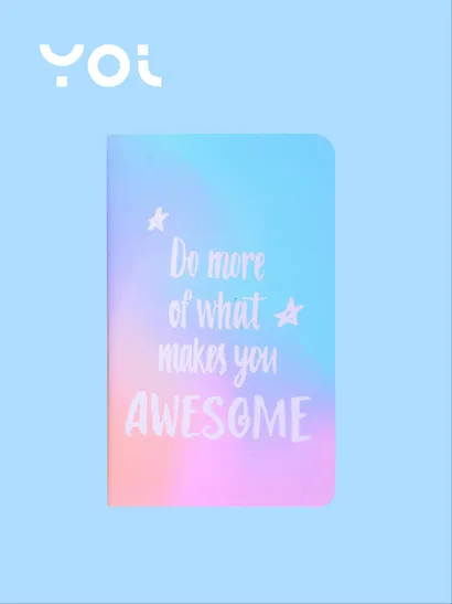 Тетрадь 32 листа в клетку "Wonderful sunset", сшивка, в ассортименте - фото 4